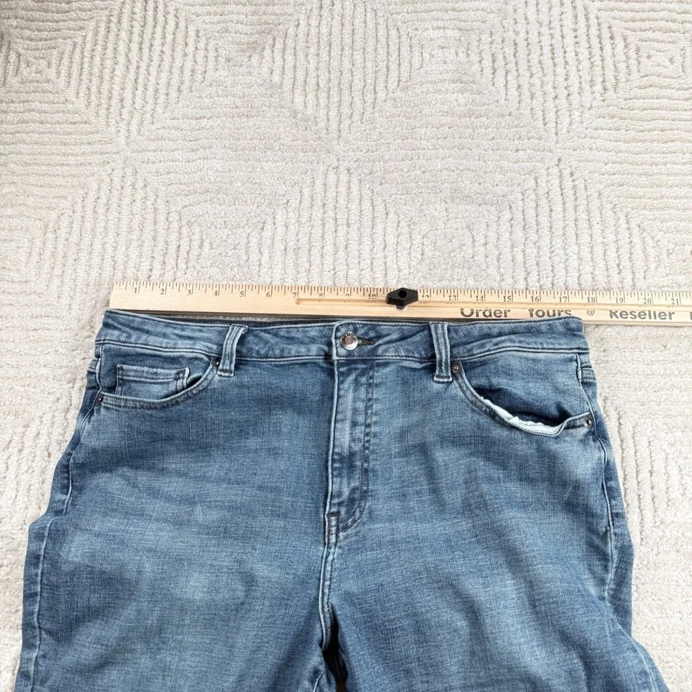 Pistola Skinny Jeans Women's 33 Blue Medium Wash High Rise Stretch Denim Casual - Picture 7 of 11